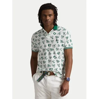 Zdjęcie Polo Ralph Lauren Polo 710963484001 Biały Custom Slim Fit