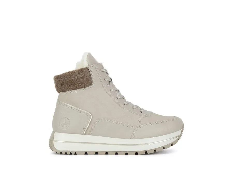 obrazek 1 Rieker Botki N4008-60 Beżowy