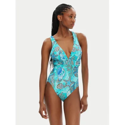 Zdjęcie Seafolly Strój kąpielowy La Mer 10950-214 Turkusowy