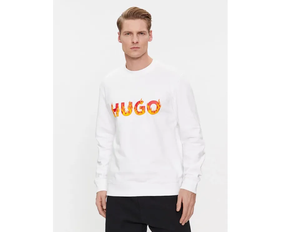obrazek 1 Hugo Bluza Ditmo 50504813 Biały Regular Fit HUGO