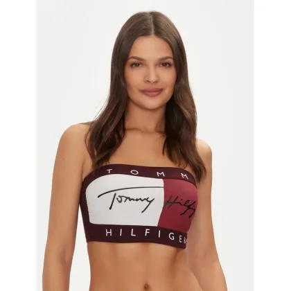 Zdjęcie Tommy Hilfiger Biustonosz bezfiszbinowy UW0UW05608 Bordowy