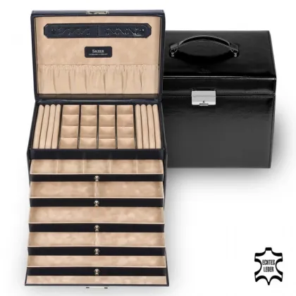 Zdjęcie Ekskluzywny kuferek na biżuterię z 5 szufladami - Sacher