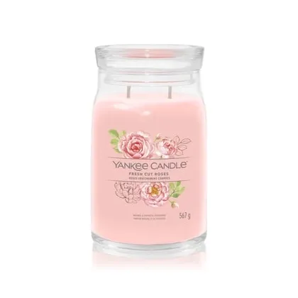 Zdjęcie Yankee Candle Fresh Cut Roses Świeca zapachowa 567 g