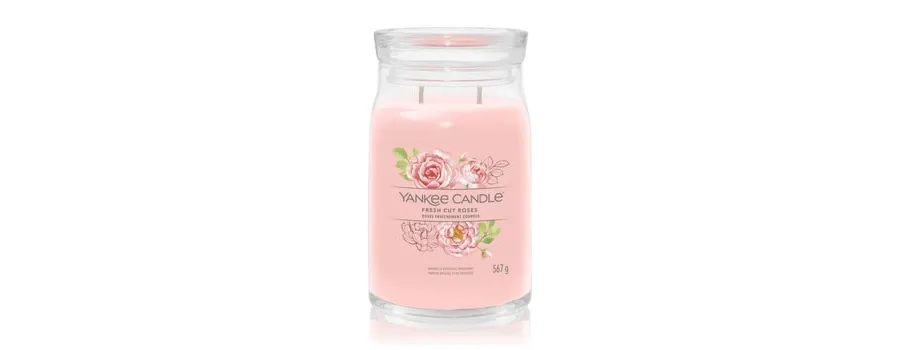 obrazek 1 Yankee Candle Fresh Cut Roses Świeca zapachowa 567 g