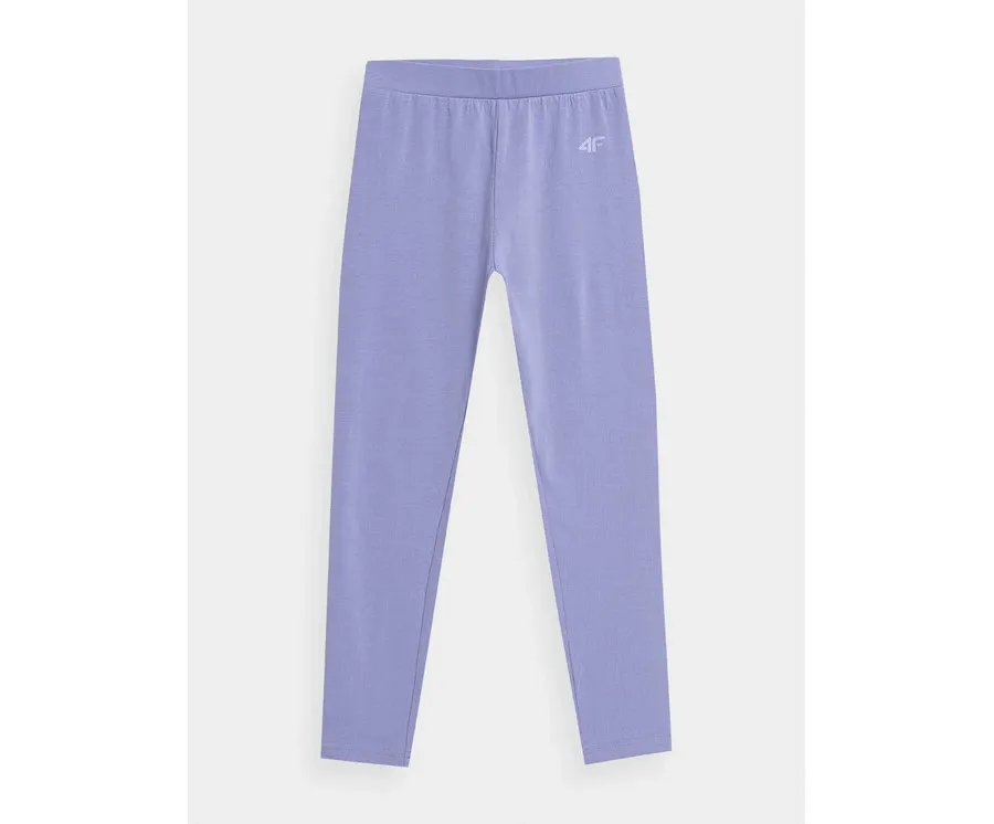 obrazek 1 4F Legginsy 4FJAW23TTIGF093 Niebieski Slim Fit