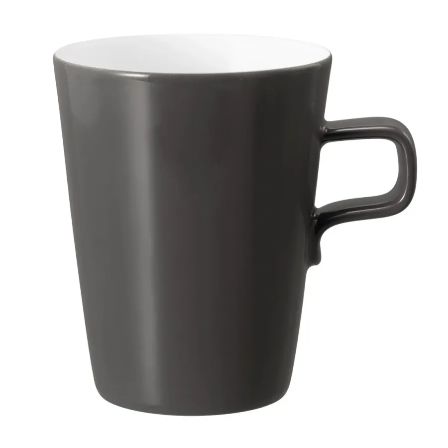 obrazek 1 Duży porcelanowy kubek w kolorze antracytowym - Seltmann Weiden