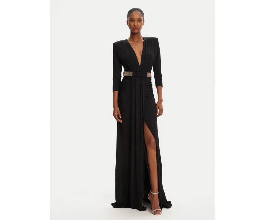 obrazek 1 Babylon Sukienka wieczorowa S00862 Czarny Regular Fit