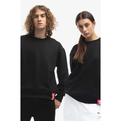 Zdjęcie 032C bluza Taped Crewneck kolor czarny z aplikacją FW22.C.2010-BLACK