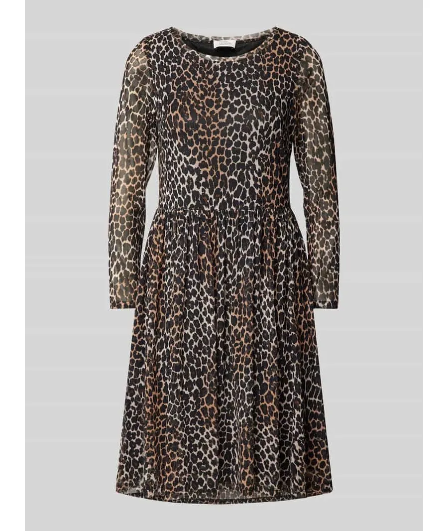 obrazek 1 Sukienka o długości do kolan z okrągłym dekoltem