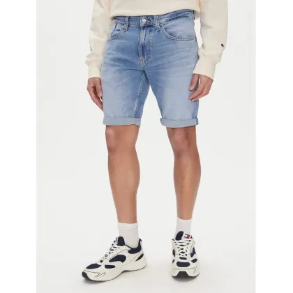 Zdjęcie Tommy Jeans Szorty jeansowe Ronnie DM0DM20962 Niebieski Slim Fit