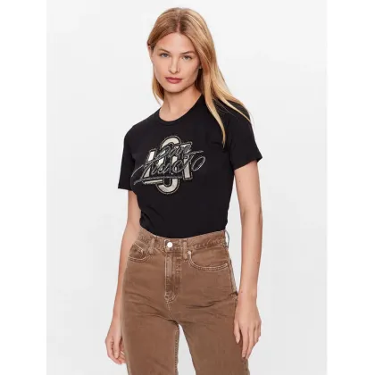 Zdjęcie Liu Jo T-Shirt CF3320 JS003 Czarny Regular Fit
