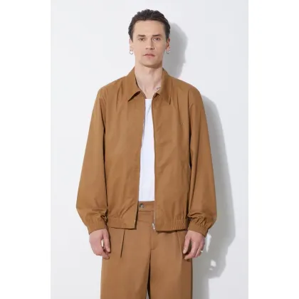 Zdjęcie A.P.C. kurtka blouson gilbert męska kolor brązowy przejściowa COGXS-H02922