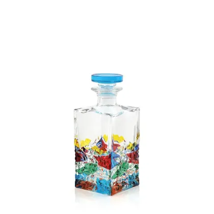 Zdjęcie Kryształowa karafka z kolorowego szkła (750 ml)