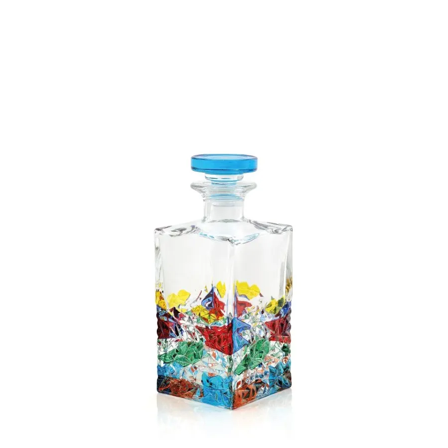 obrazek 1 Kryształowa karafka z kolorowego szkła (750 ml)