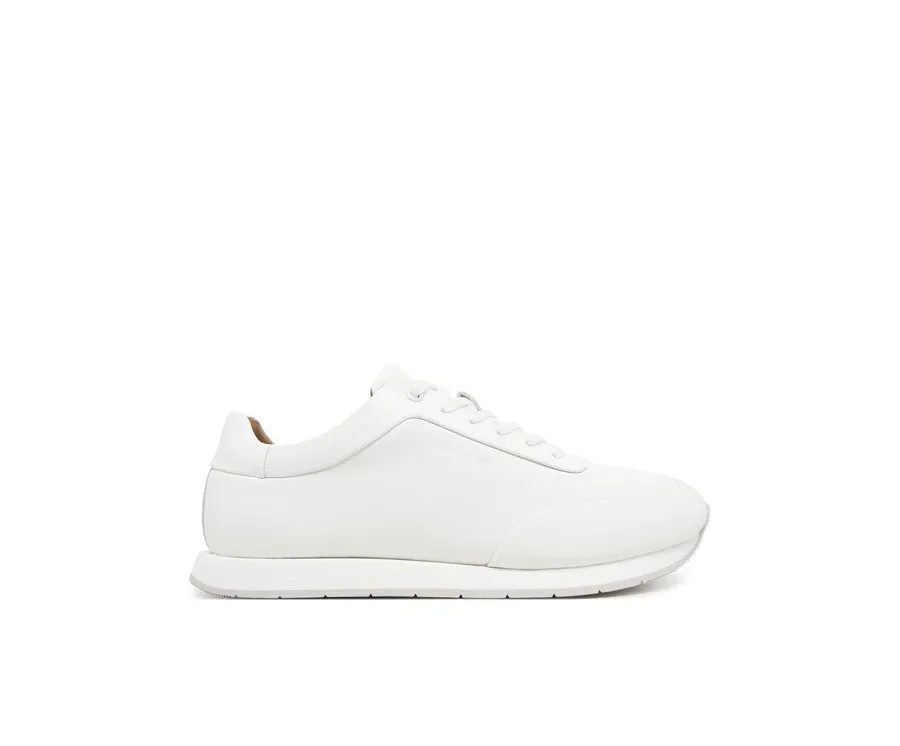 obrazek 1 Calvin Klein Sneakersy Low Prof Runn Laceup Rubb Lth HM0HM01707 Biały