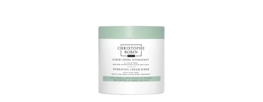 obrazek 1 Christophe Robin Hydrating Cream Scrub with Aloe Vera Maska do włosów 250 ml