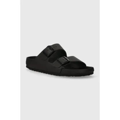 Zdjęcie Birkenstock klapki skórzane Arizona damskie kolor czarny 1026843