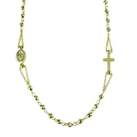 Zdjęcie Genialny łańcuszek różaniec typu choker o długości 45 cm z fasetowanymi koralikami
