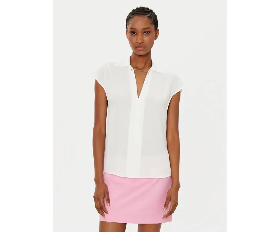 obrazek 1 Patrizia Pepe Bluzka 8C0775/A8I1-W146 Biały Regular Fit