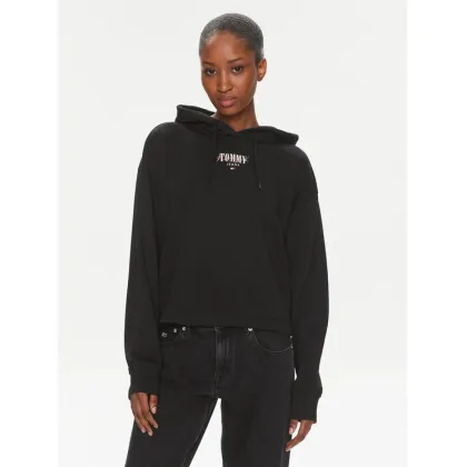 Zdjęcie Tommy Jeans Bluza Essential Logo DW0DW17797 Czarny Relaxed Fit