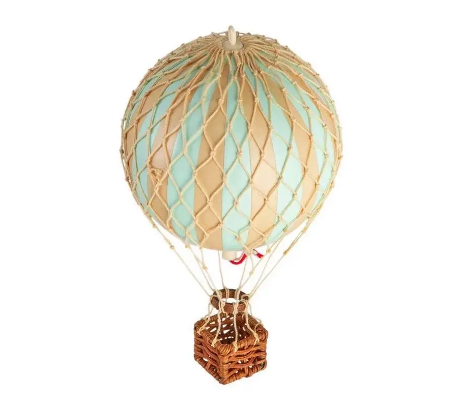 obrazek 3 Oryginalny balon dekoracyjny w miętowe paski