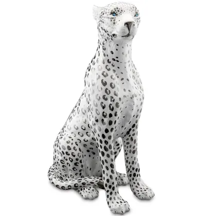 Zdjęcie Ozdobny Leopard z ceramiki - dwie wersje