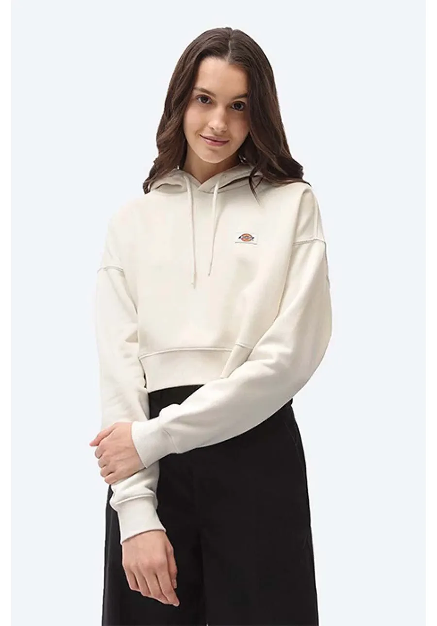 obrazek 1 Dickies bluza damska kolor beżowy z kapturem gładka DK0A4XJTECR-KREMOWY