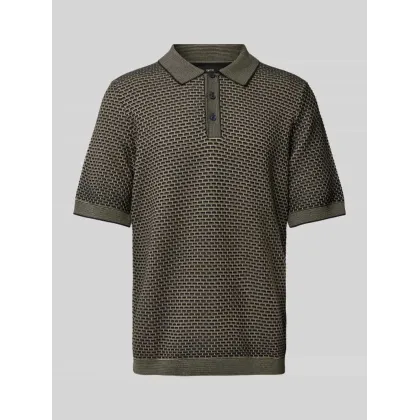 Zdjęcie Koszulka polo o kroju regular fit z krótką listwą guzikową model ‘Flavius’