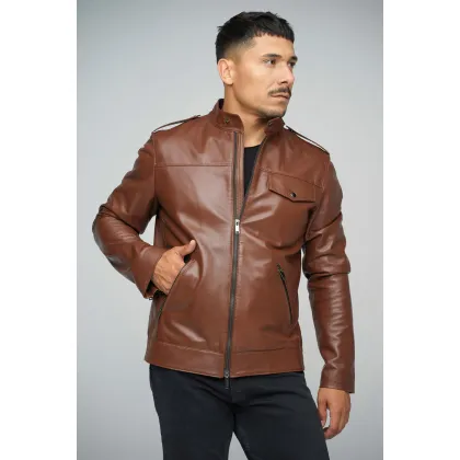 Picture Sophisticated jacket made of natural lambskin - A&A Vesa