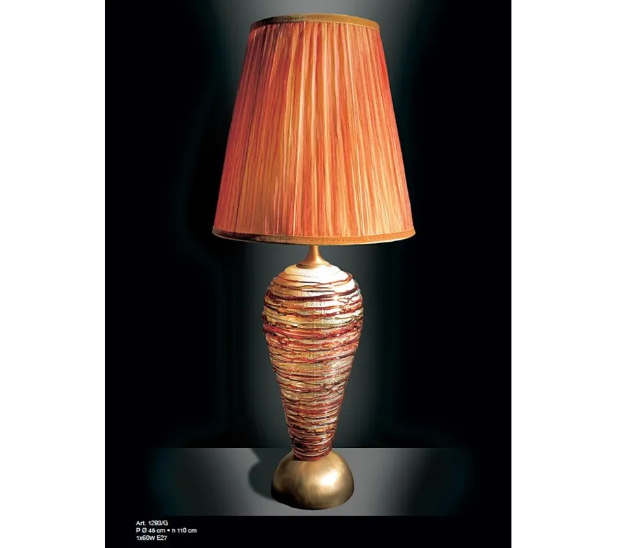 obrazek 1 Lampa ze szkła Murano z wielokolorową szklaną spiralą – Il Paralume Marina