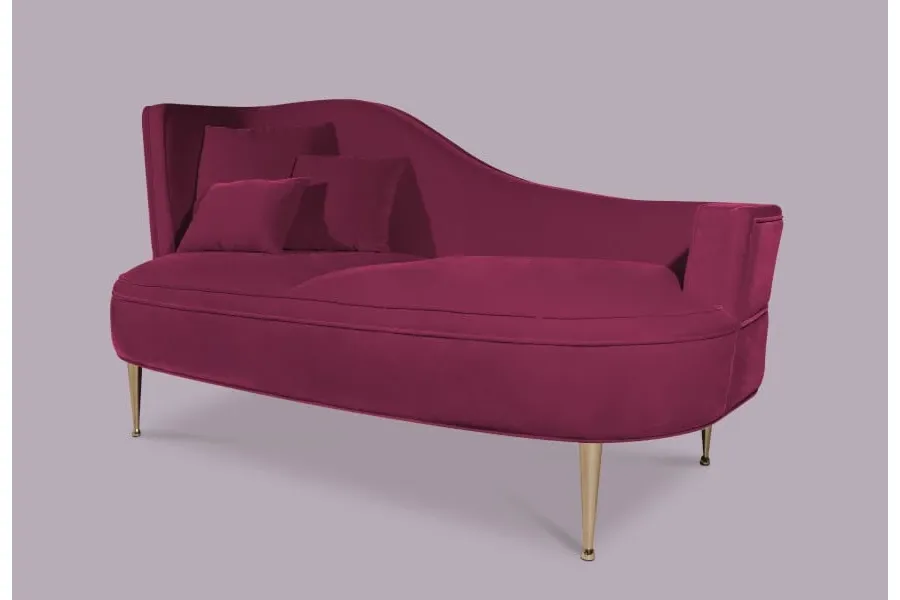 obrazek 3 Nowoczesna satynowa sofa - Ottiu