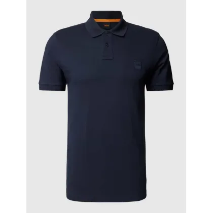 Zdjęcie Koszulka polo o kroju slim fit z krótką listwą guzikową