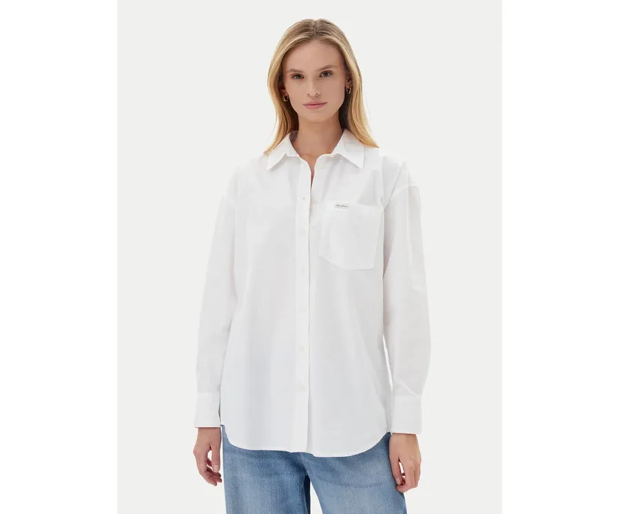 obrazek 1 Guess Jeans Koszula W4YH22 WGCF1 Biały Relaxed Fit