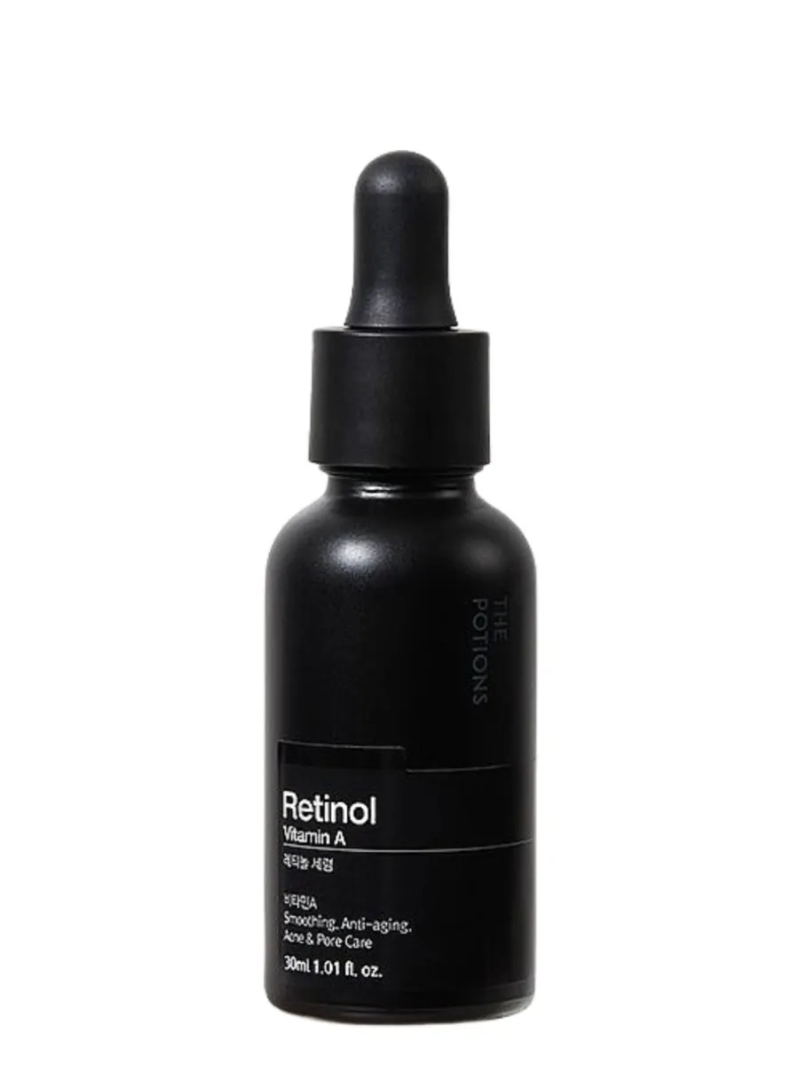 obrazek 1 The Potions Black Line Retinol Wygładzające serum do twarzy z retinolem  30 ml