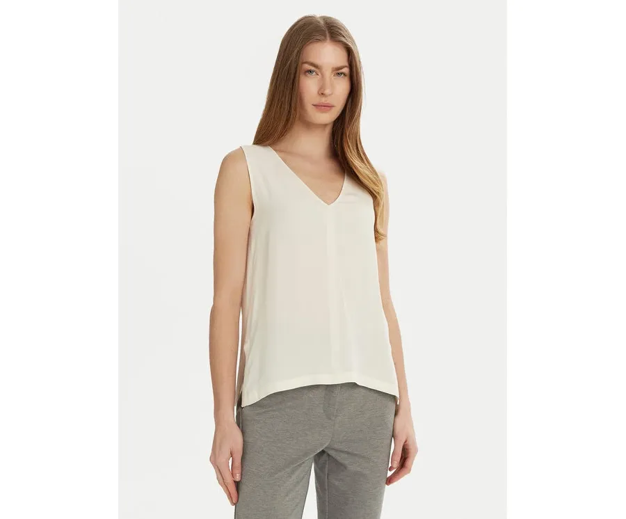 obrazek 1 Marella Top Ginnico 2515161051 Écru Regular Fit