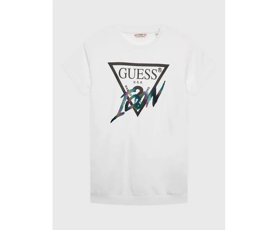 obrazek 1 Guess Sukienka codzienna J3RK01 KB4O0 Biały Regular Fit