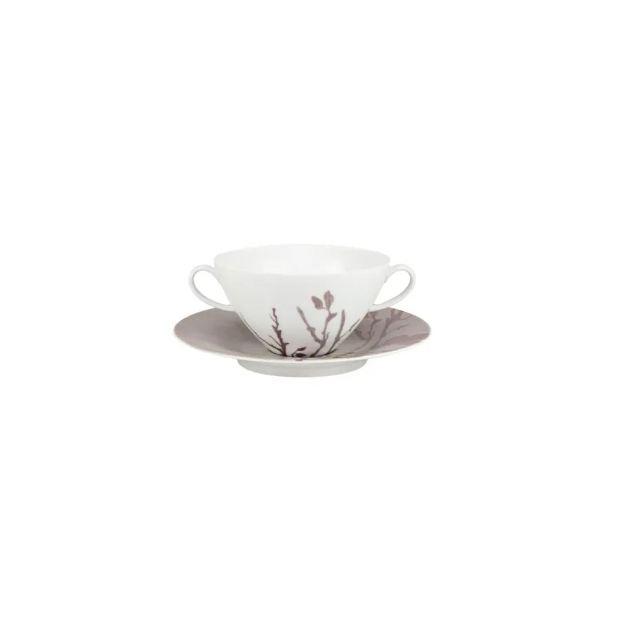 obrazek 13 Przepiękny komplet porcelanowej zastawy stołowej dla 12 osób - Porcel