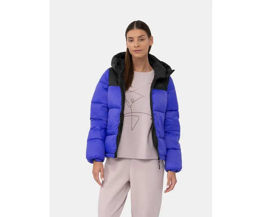 obrazek 1 4F Kurtka zimowa 4FAW23TDJAF230 Niebieski Regular Fit