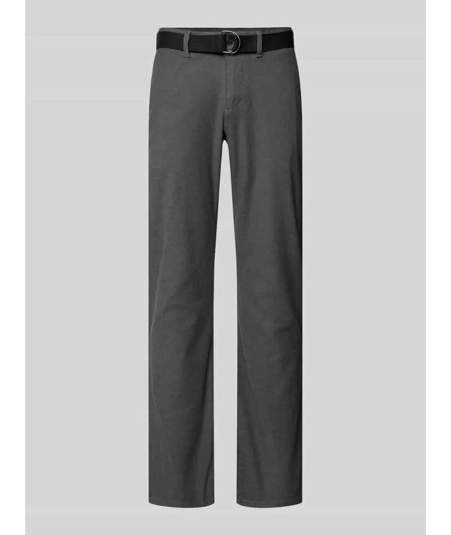 obrazek 1 Chinosy o kroju slim fit z paskiem