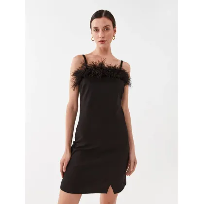 Zdjęcie TWINSET Sukienka koktajlowa 232TP2490 Czarny Slim Fit