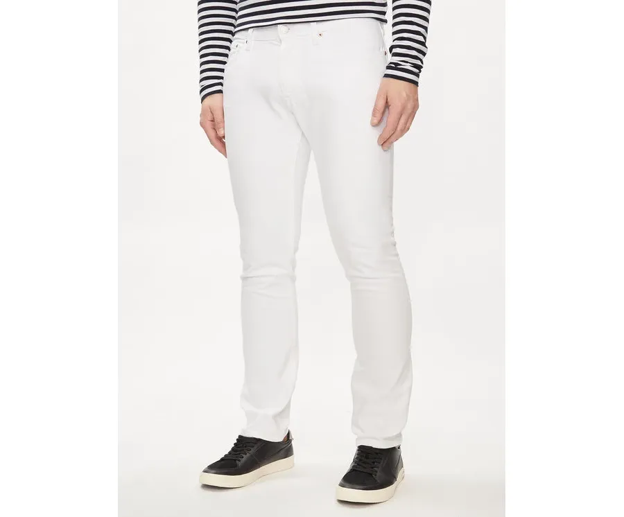 obrazek 1 Tommy Jeans Jeansy Scanton DM0DM18746 Biały Slim Fit