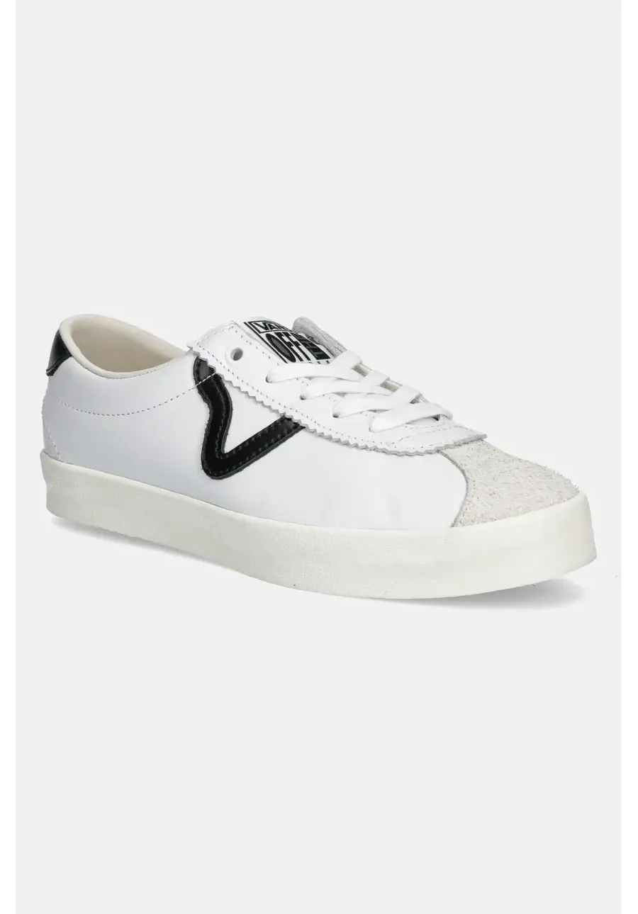 obrazek 1 Vans sneakersy skórzane Premium Classics LX Sport Low 73 kolor biały VN000D2JBLK1