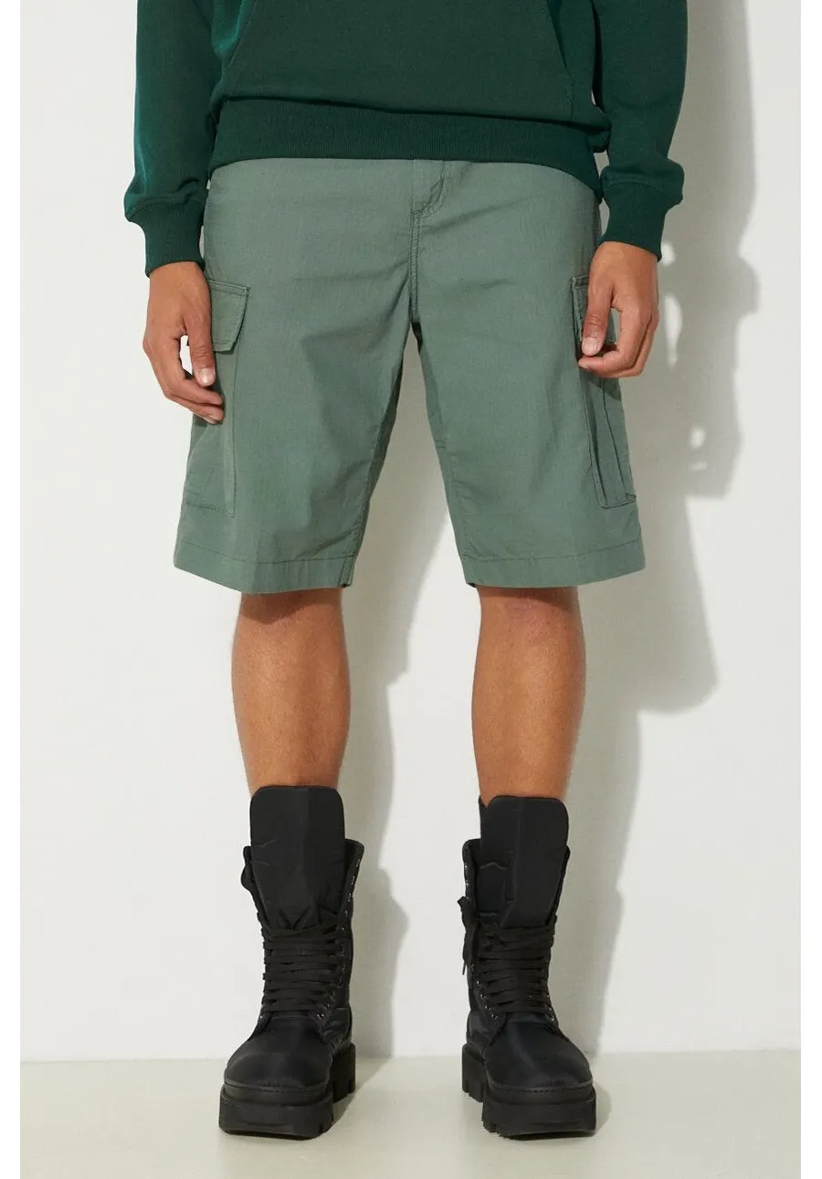 obrazek 1 Carhartt WIP szorty bawełniane Regular Cargo kolor zielony I028246.29N02