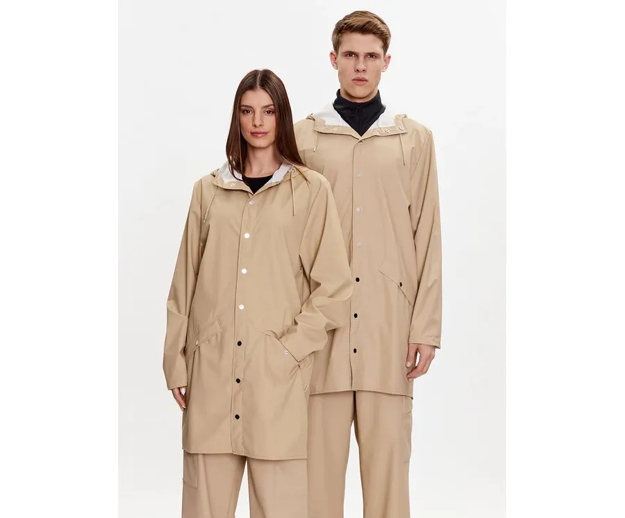 obrazek 1 Rains Kurtka przeciwdeszczowa 12020 Beżowy Regular Fit
