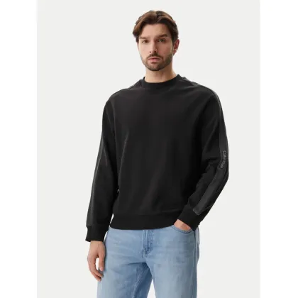 Zdjęcie Calvin Klein Jeans Bluza Logo Tape J30J327230 Czarny Regular Fit