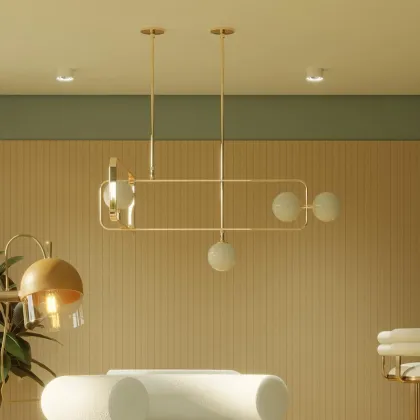 Zdjęcie Elegancka lampa sufitowa vintage