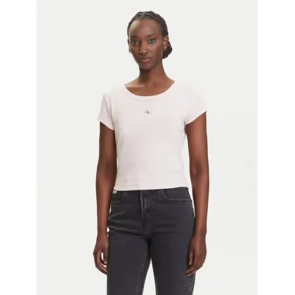 Zdjęcie Calvin Klein Jeans T-Shirt LV047C200G Różowy Slim Fit