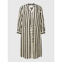 Zdjęcie Sukienka o długości do kolan ze wzorem w paski model ‘DAMINA’