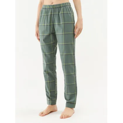Zdjęcie Triumph Spodnie piżamowe Mix & Match Tapered Trouser Flannel 01 X 10216530 Zielony Regular Fit