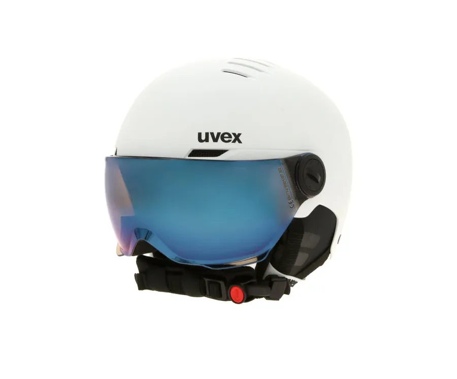 obrazek 1 Uvex Kask narciarski Rocket Jr. Visor 56/6/263/10/03 Biały